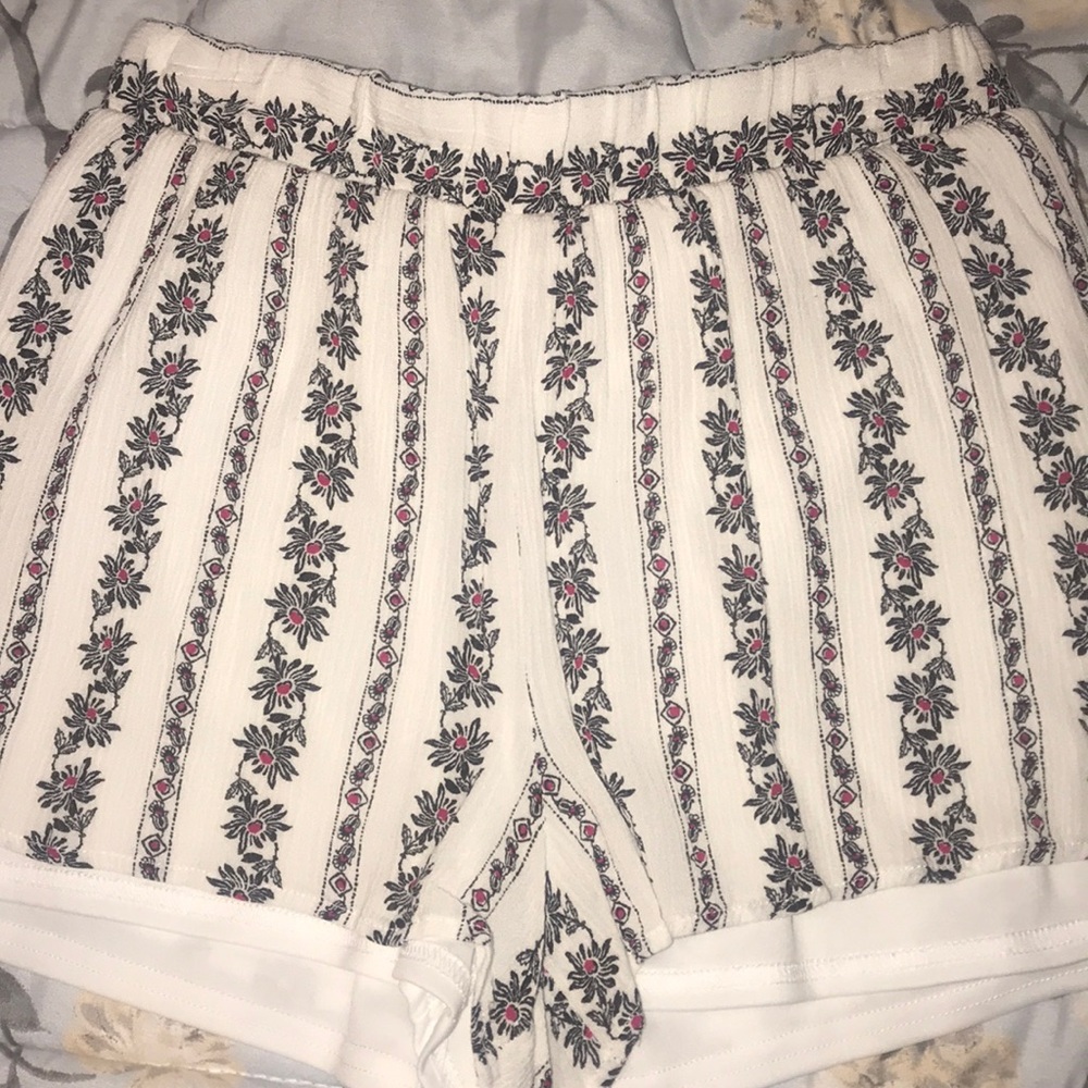 flower design shorts